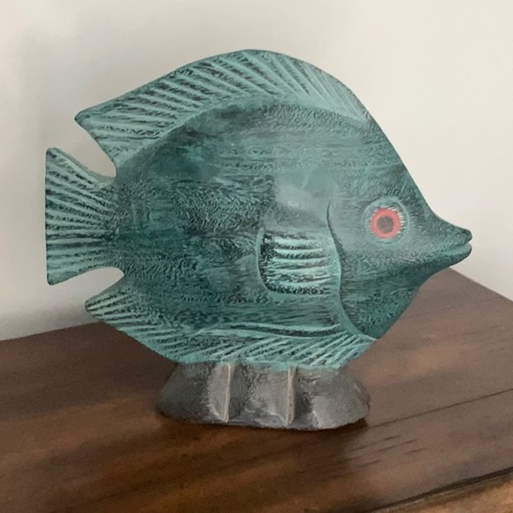 Wooden Fish Statue - Picture 2 of 5